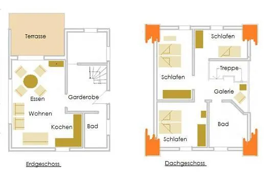 Сasa de vacaciones Ferienhaeuser Xenia